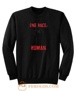 One Punch One Race Human Race Sweatshirt