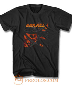 Over Kill Metal Band T Shirt