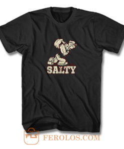 Popeye Cartoon Salty T Shirt