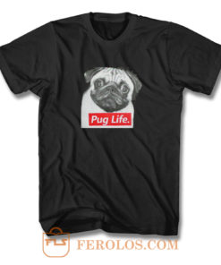 Pug Life Retro T Shirt