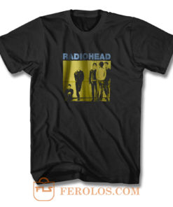 Radiohead Black Rock Band T Shirt