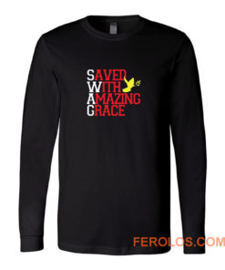 Saved With Amazing Grace Long Sleeve