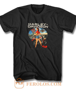 Sexy Girl Harley Davidson T Shirt