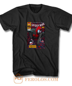 Spiderman Portrait Spiderverse T Shirt