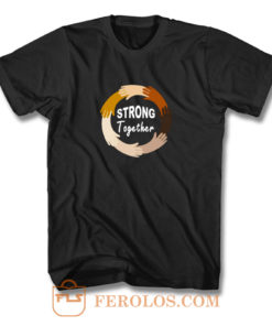 Strong Together All Lives Matter Funny Hands Graphic T Shirt