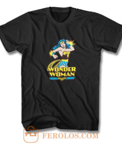 Super Hero Girl Retro Wonder Woman T Shirt