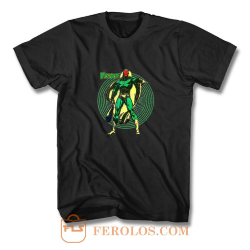 Superhero Comic Retro The Vision T Shirt