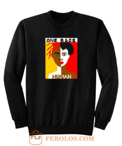 Vintage One Race Human Race Sweatshirt
