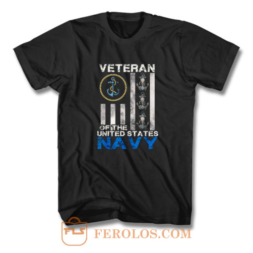 Vintage Veteran Us Navy T Shirt