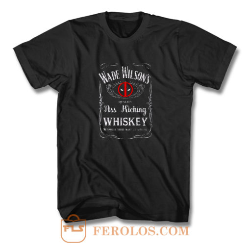 Wade Wilson Deadpool Whiskey T Shirt