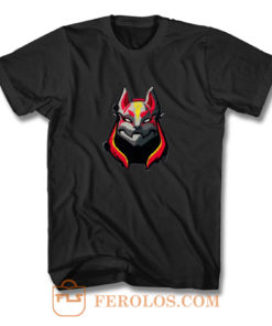 Wolf Head Fortnite Games T Shirt