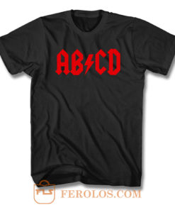 Abcd Rock Parody T Shirt