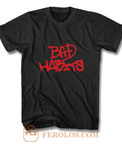 Bad Habits Vlone Logo Art T Shirt