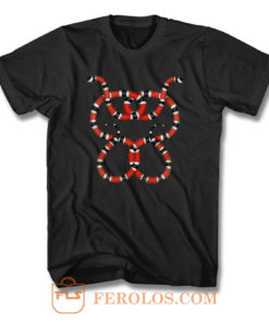 Black And Red Snake T Shirt