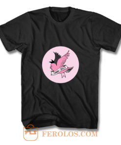 Lil Peep Bird Pink Logo T Shirt