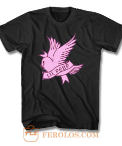 Lil Peep Cry Baby Pink Bird T Shirt