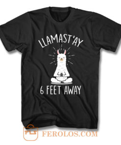 Llamastay Yoga T Shirt