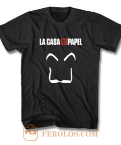 Money Heist La Casa De Papel Mask T Shirt