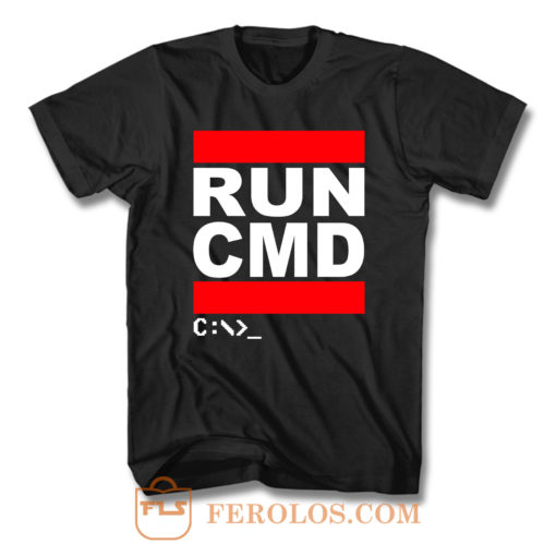 Run Cmd T Shirt | FEROLOS.COM