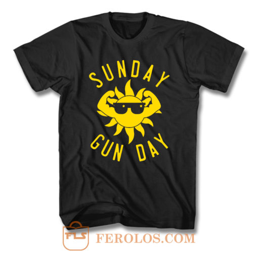 Sunday Gun Day T Shirt