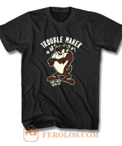 Taz Trouble Maker Tazmania Devil T Shirt