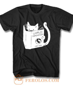 World Domination Cats T Shirt