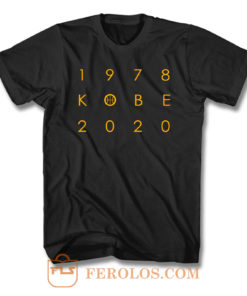 1978 Kobe 2020 T Shirt