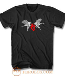 2 Ravens And A Heart T Shirt