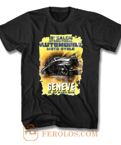 Geneve Automobile Salon Advertising Classic Car T Shirt