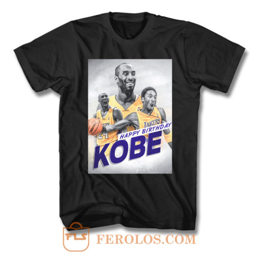 Happy 40th Birthday To The Mamba Kobe Bryant T Shirt