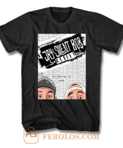 Jay And Silent Bob Reboot Text Collage T Shirt