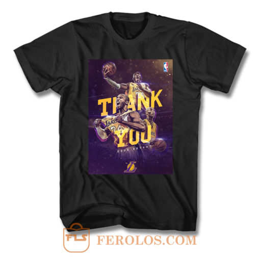 Kobe Bryant Thank You T Shirt