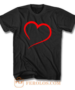 Vintage Heart Love T Shirt