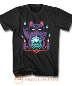 Bad Luck Satanic Cat Manekineko T Shirt